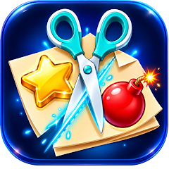 Fold & Cut: Paper Slice Puzzle app icon